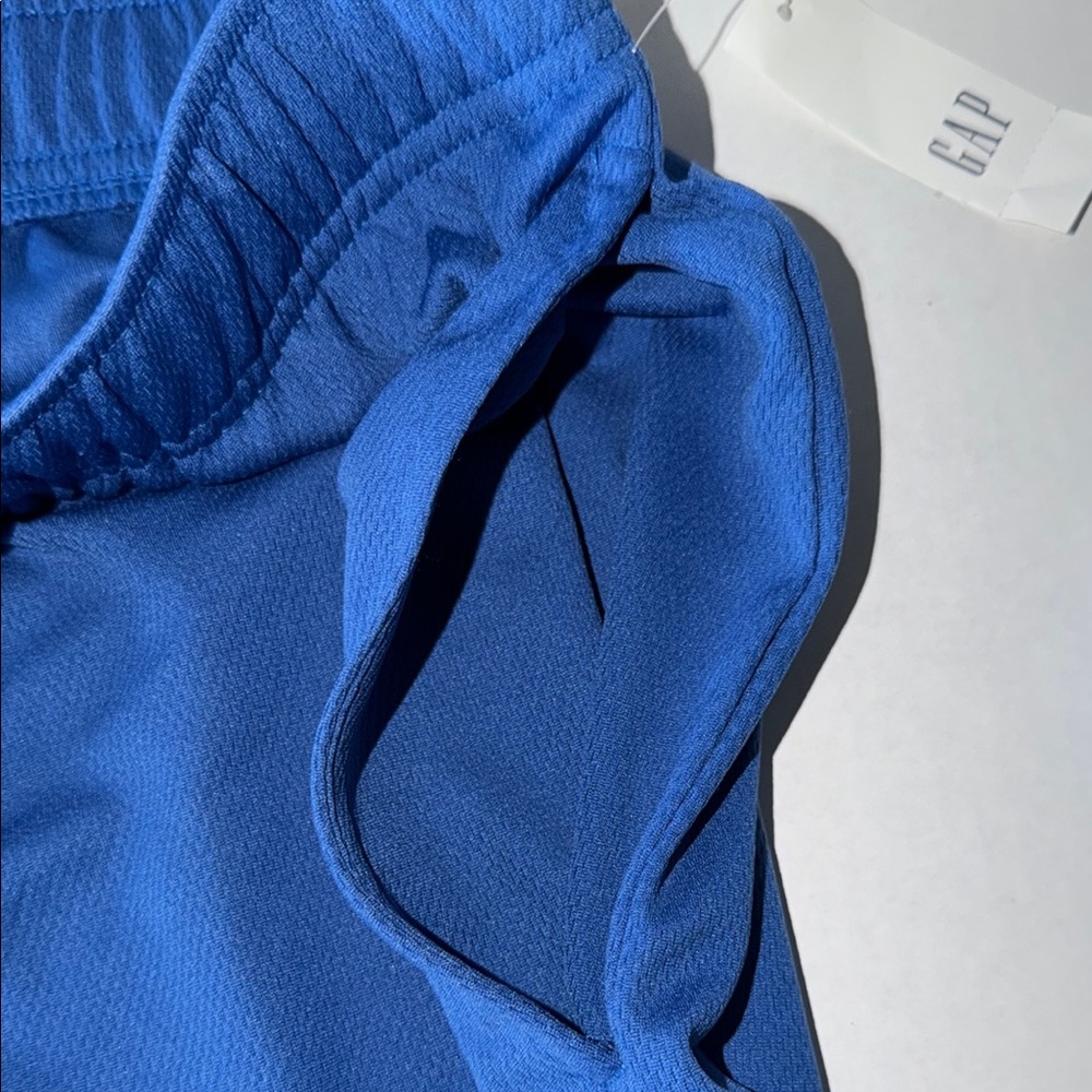 Blue Men's Athletic Mesh Shorts - Picture 8 of 9
